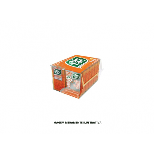 PASTILHAS - TIC TAC - 14,5g LARANJA